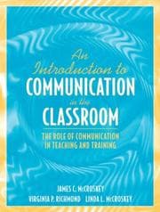 Tapa de An introduction to communication in the classroom