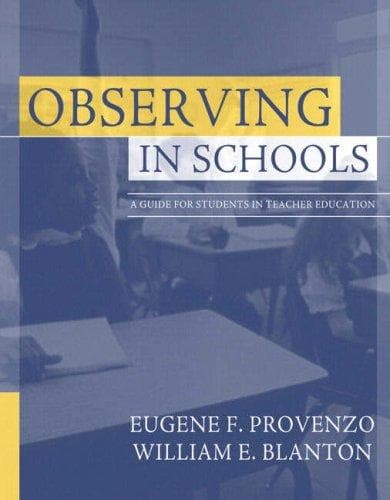Tapa de Observing in schools