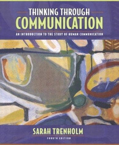 Tapa de Thinking through communication