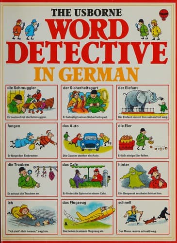 Tapa de The word detective in German