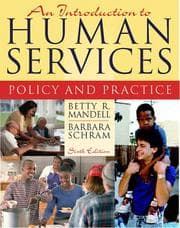 Tapa de Introduction to Human Services