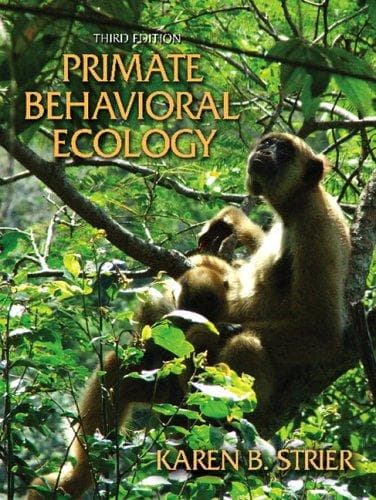 Tapa de Primate Behavioral Ecology (3rd Edition)