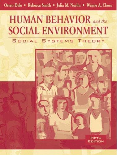Tapa de Human Behavior and the Social Environment
