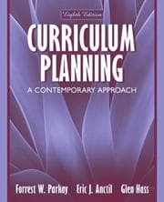 Tapa de Curriculum Planning