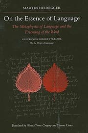 Tapa de On the Essence of Language