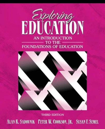 Tapa de Exploring education