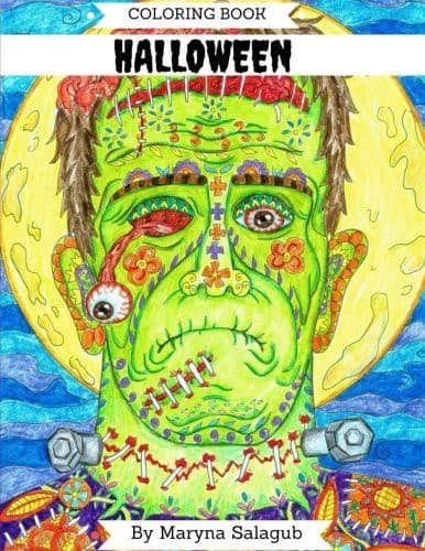 Tapa de Halloween coloring book
