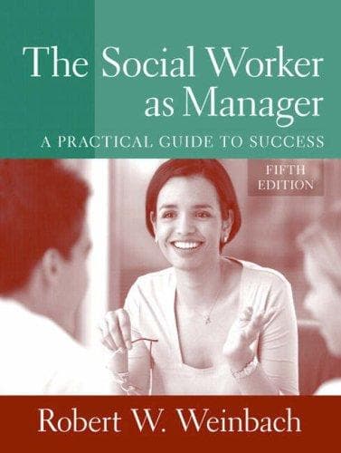 Tapa de The Social Worker as Manager