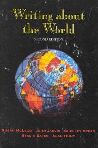 Tapa de Writing about the world