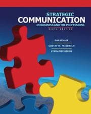 Tapa de Strategic communication in business and the professions