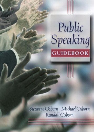 Tapa de Public speaking guidebook