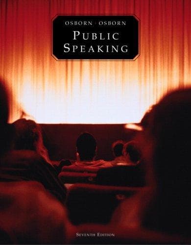 Tapa de Public Speaking