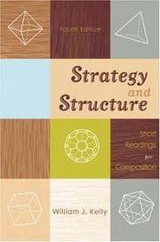 Tapa de Strategy and Structure