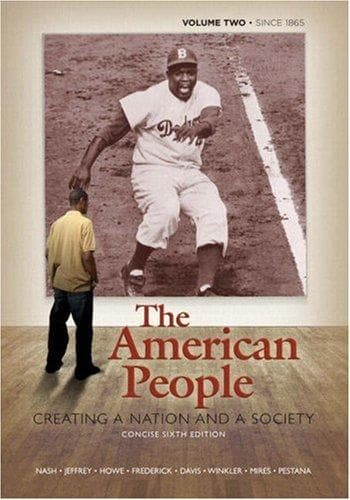 Tapa de The American People, Concise Edition