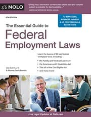 Tapa de Essential Guide to Federal Employment Laws, The