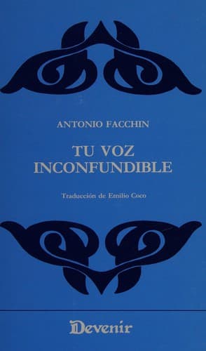 Tapa de Tu voz inconfundible