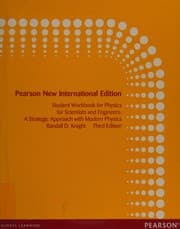 Tapa de Student Workbook for Physics for Scientists and Engineers : Pearson New International Edition