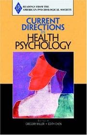 Tapa de Current Directions in Health Psychology