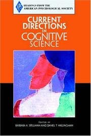 Tapa de Current Directions in Cognitive Psychology (Association for Psychological Science Readers)