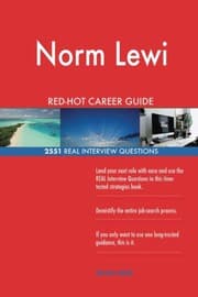 Tapa de Norm Lewi RED-HOT Career Guide; 2551 REAL Interview Questions