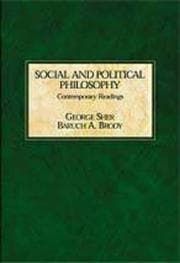 Tapa de Social and political philosophy