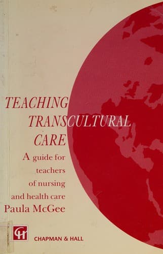 Tapa de Teaching Transcultural Care