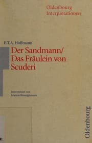 Tapa de E.T.A. Hoffmann, Der Sandmann / Das Fräulein von Scuderi