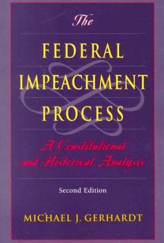 Tapa de The federal impeachment process