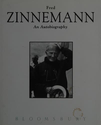 Tapa de Fred Zinnemann, an autobiography