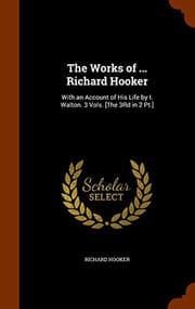 Tapa de The works of Richard Hooker
