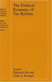 Tapa de The political economy of tax reform