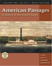 Tapa de American Passages: A History of the United States, Volume I