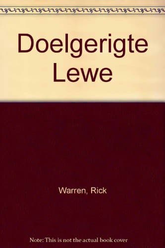 Tapa de Doelgerigte Lewe