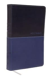 Tapa de KJV, Deluxe Gift Bible, Leathersoft, Blue, Red Letter, Comfort Print