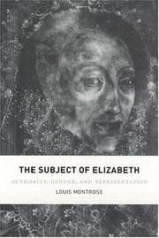 Tapa de The subject of Elizabeth