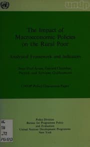 Tapa de The Impact of macroeconomic policies on the rural poor