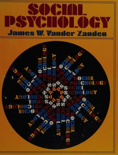Tapa de Social psychology