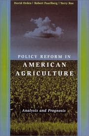 Tapa de Policy reform in American agriculture