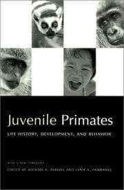 Tapa de Juvenile primates