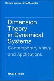 Tapa de Dimension theory in dynamical systems