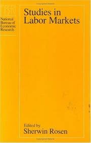 Tapa de Studies in labor markets