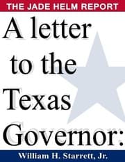 Tapa de A Letter to the Texas Governor : The Jade Helm Report