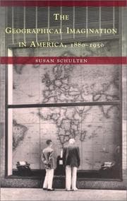 Tapa de The geographical imagination in America, 1880-1950