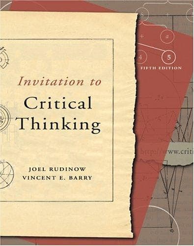 Tapa de Invitation to Critical Thinking (with InfoTrac )