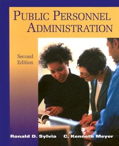 Tapa de Public personnel administration