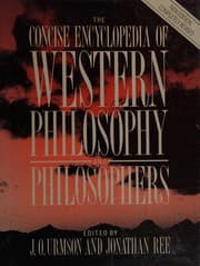 Tapa de The Concise encyclopedia of western philosophy and philosophers