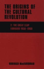 Tapa de The Origins of the Cultural Revolution, Volume 2