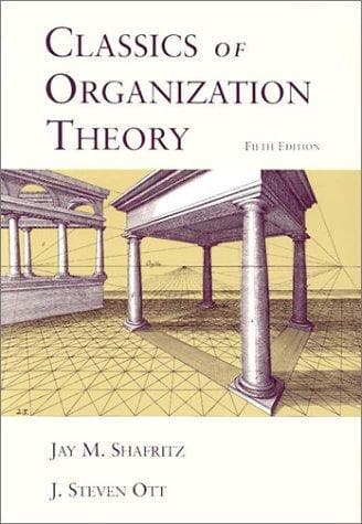 Tapa de Classics of organization theory