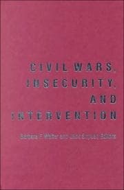 Tapa de Civil wars, insecurity, and intervention