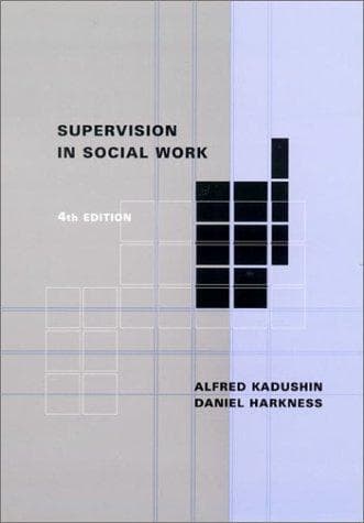 Tapa de Supervision in Social Work